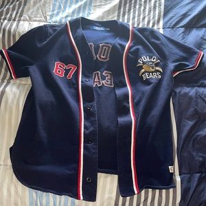 Men’s Polo Bears Baseball Jersey